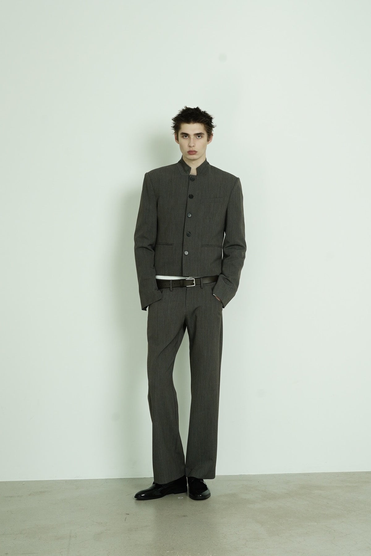 Theballon Single Crop Jacket-3