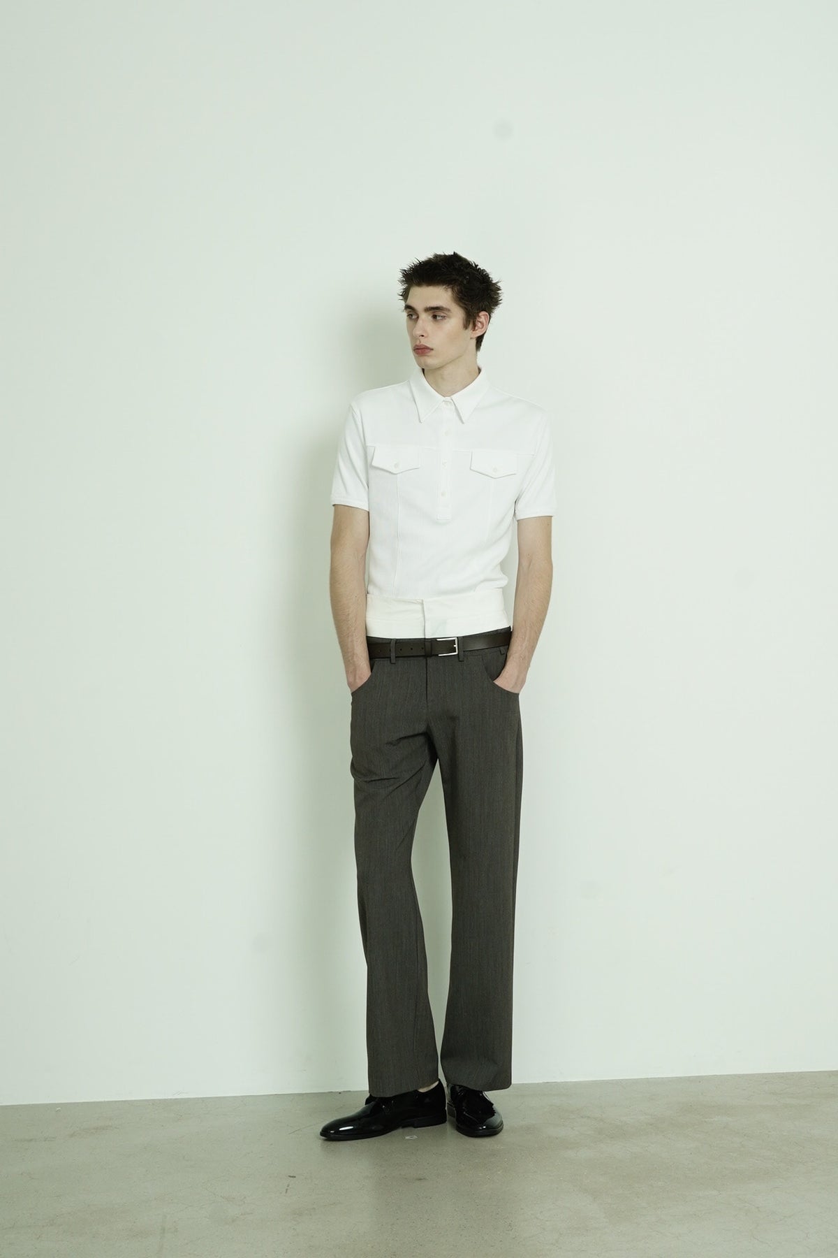 Theballon Slim Collar Tee