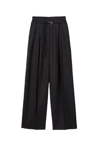 Zette Belted Tuck Pants