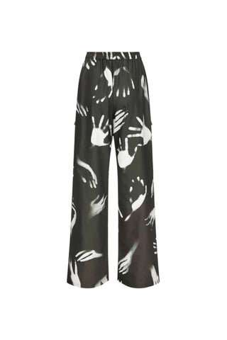 Handprint Slit Track Pants