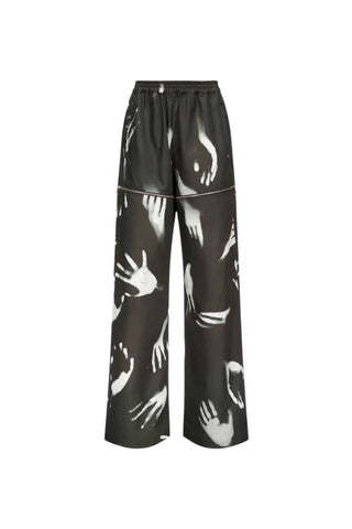 Handprint Slit Track Pants