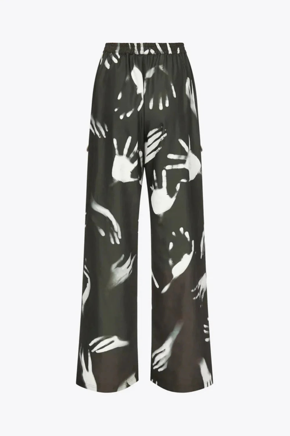 AREA Handprint Slit Track Pants-2