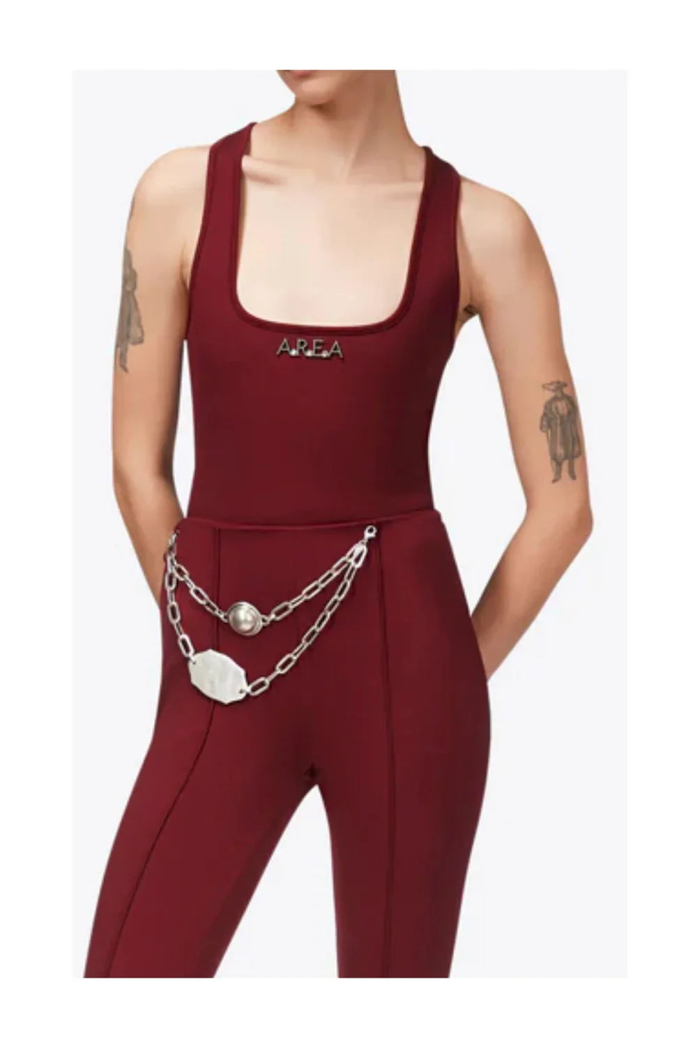 AREA Nameplate Racerback Tank Top-3
