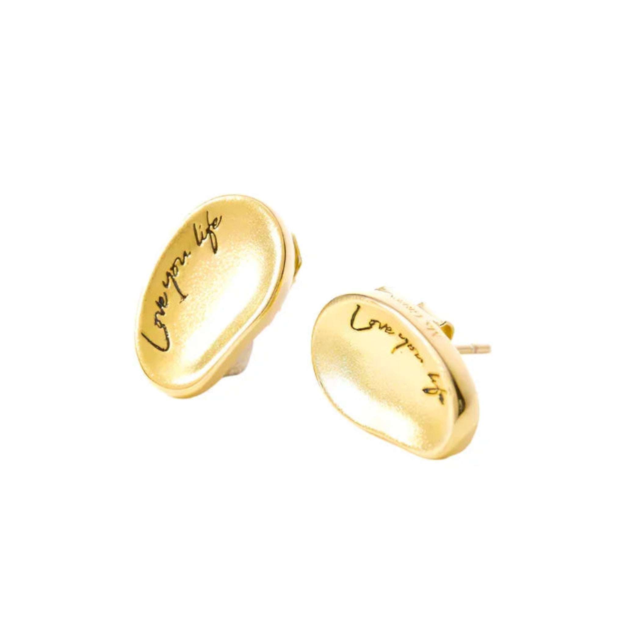 MSGRN Frida Love Earrings 18K Gold Plated 925 Silver