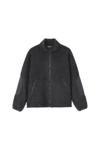 Wool Boa Fleece Full Zip Jacket