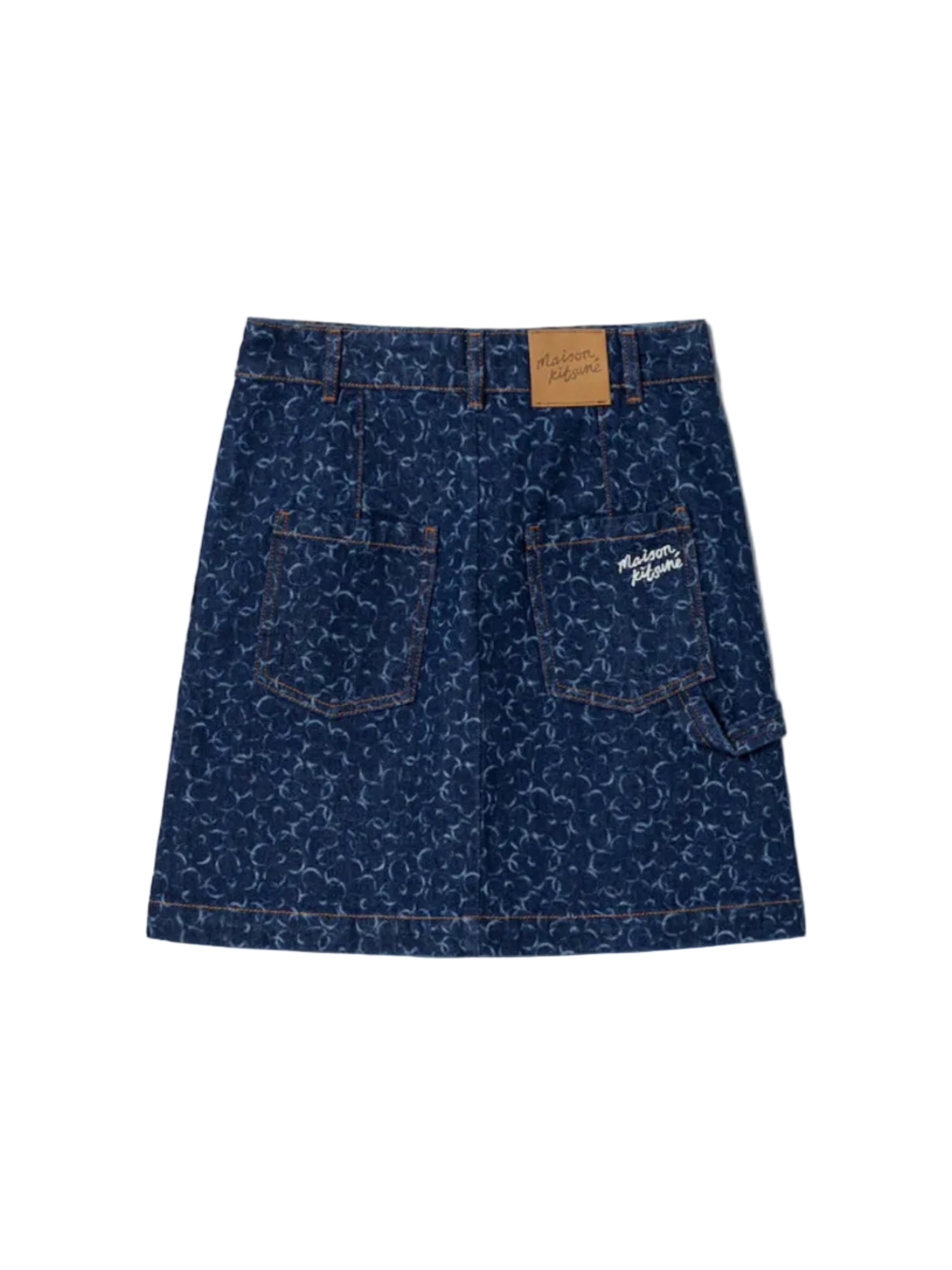 MAISON KITSUNÉ 미니 데님 스커트-2