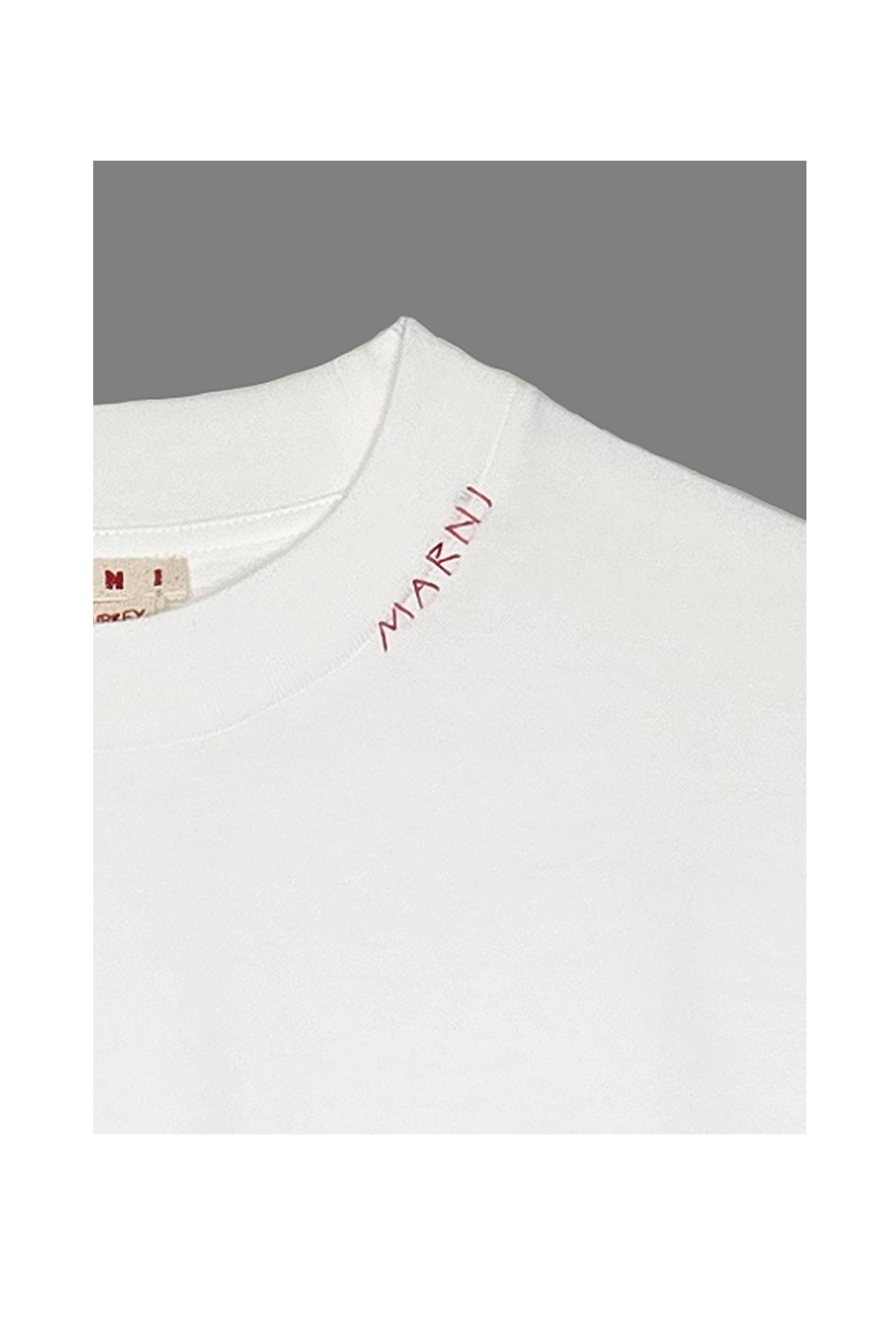 MARNI Embroidered Logo T-shirt-3