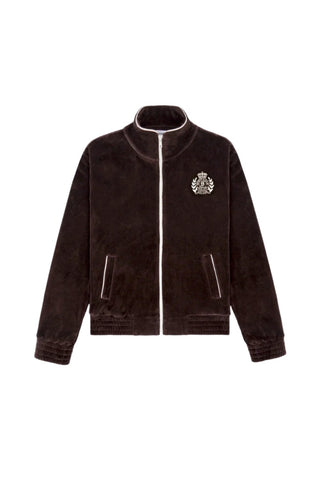 NY Crest Velour Track Jacket