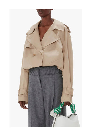 Cropped Trench Coat