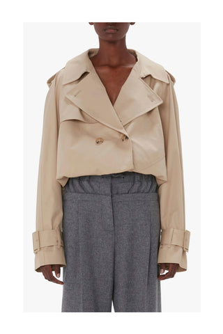 Cropped Trench Coat