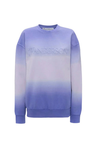 Logo Embroidery Gradient Sweatshirt