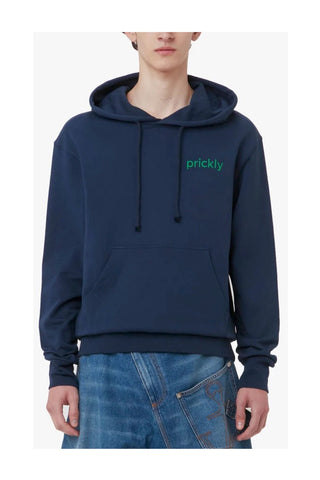 Prickly Back Print Hoodie