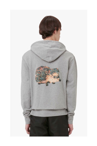 Prickly Back Print Hoodie