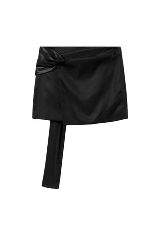 Draped Mini Skirt