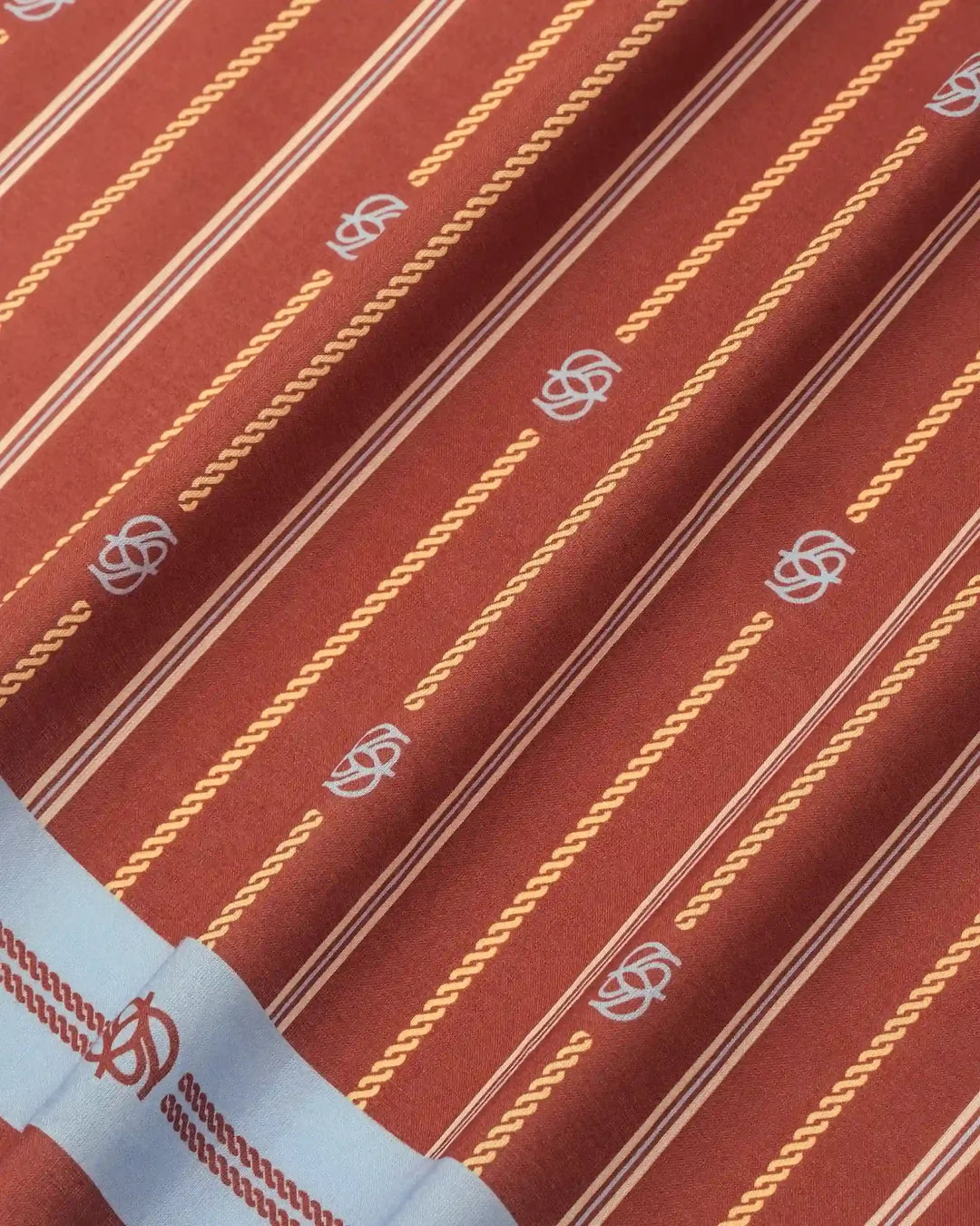 DRÔLE DE MONSIEUR Foulard Rayure Monogramme-3