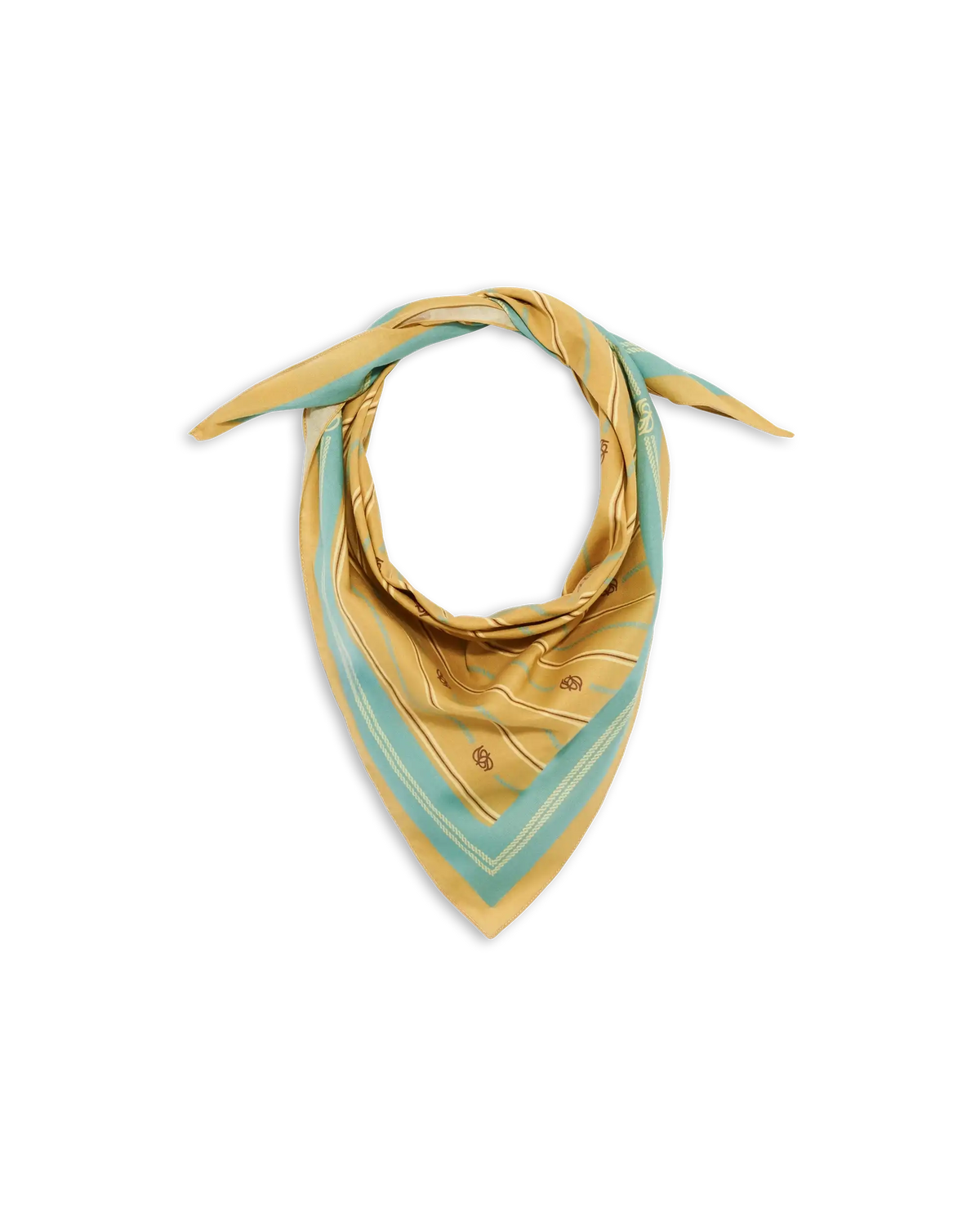 DRÔLE DE MONSIEUR Foulard Rayure Monogramme-6