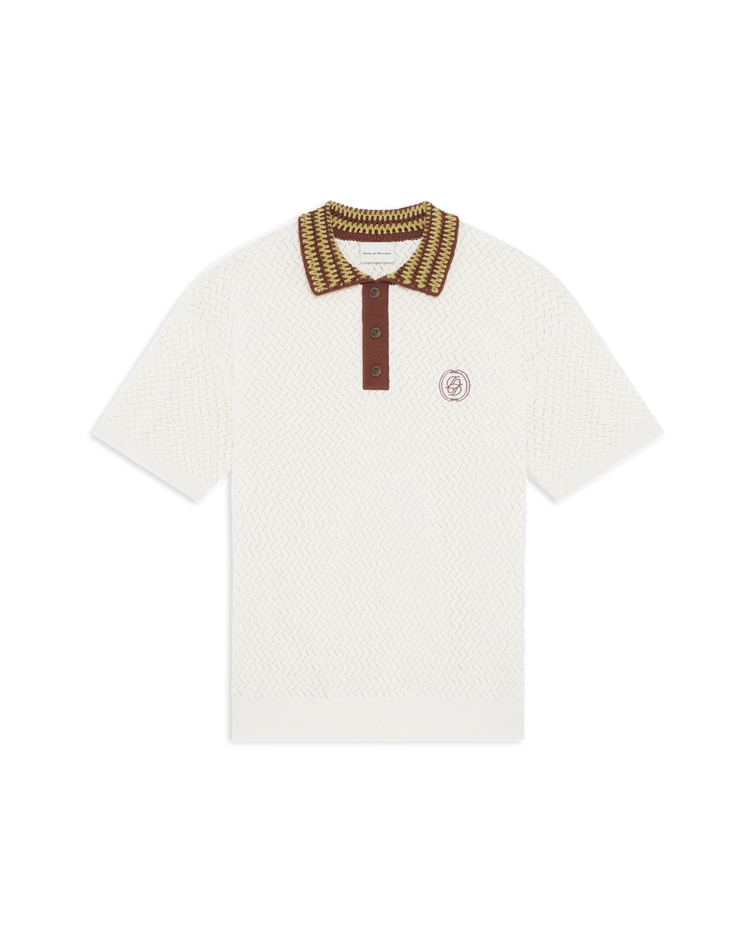 DRÔLE DE MONSIEUR Polo Maille Ajouré D Miroir