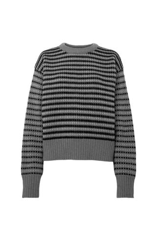 Stripe Jacquard Jumper