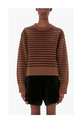 Stripe Jacquard Jumper