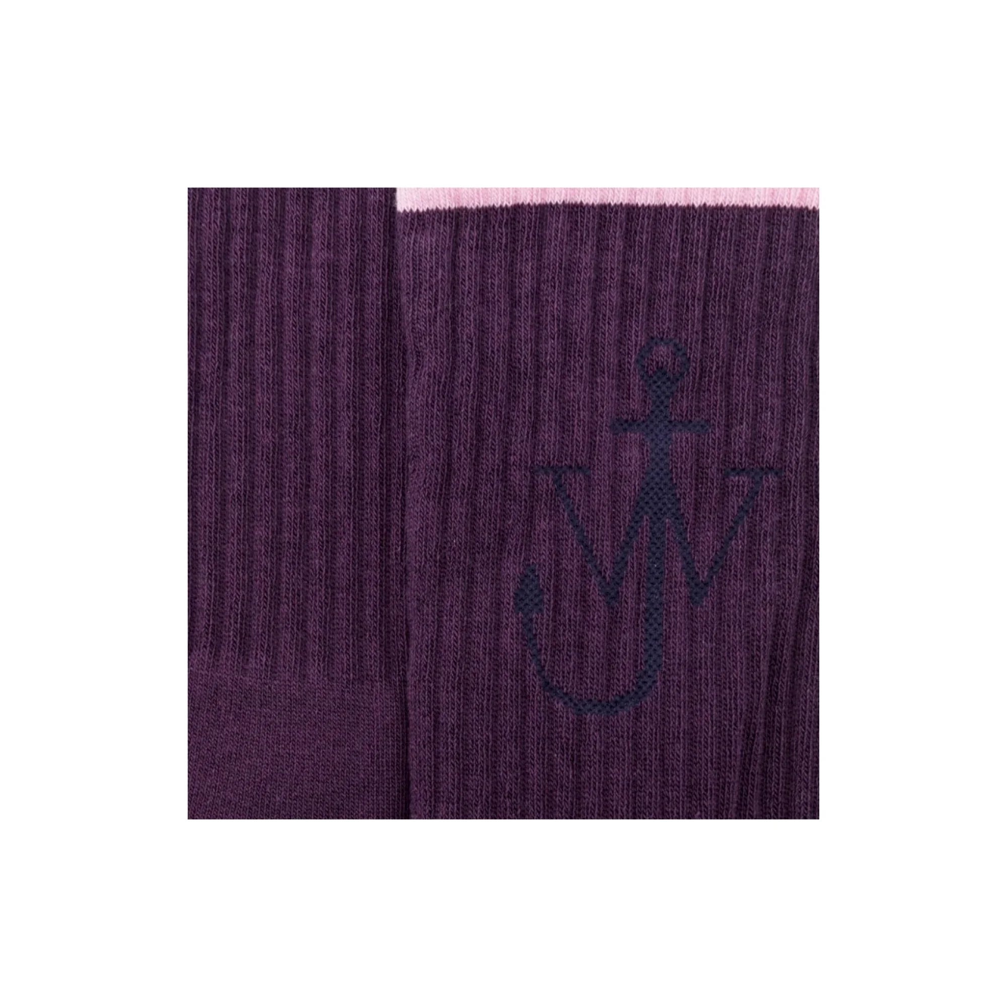 JW ANDERSON Colour Block Anchor Socks-2