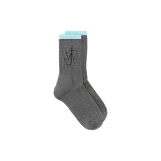 Colour Block Anchor Socks