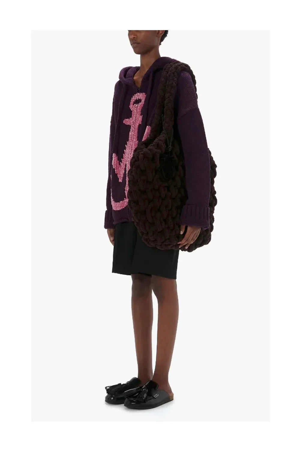 JW ANDERSON Zip Through Anchor Hoodie-4