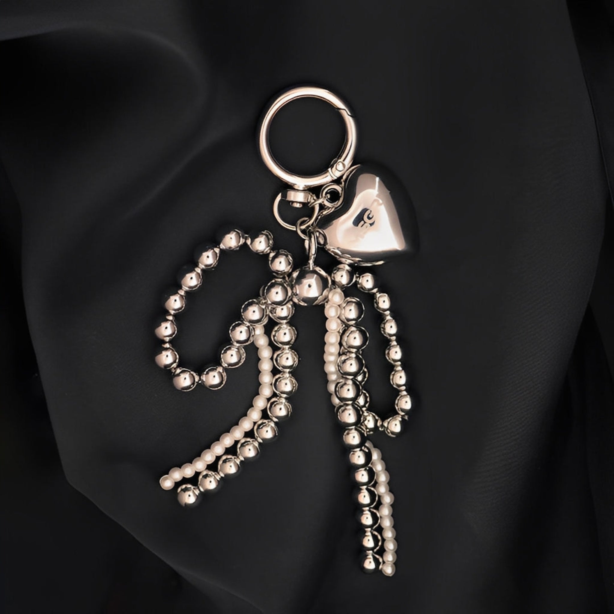 MSGRN Pearl & Metal Bag Charm-2