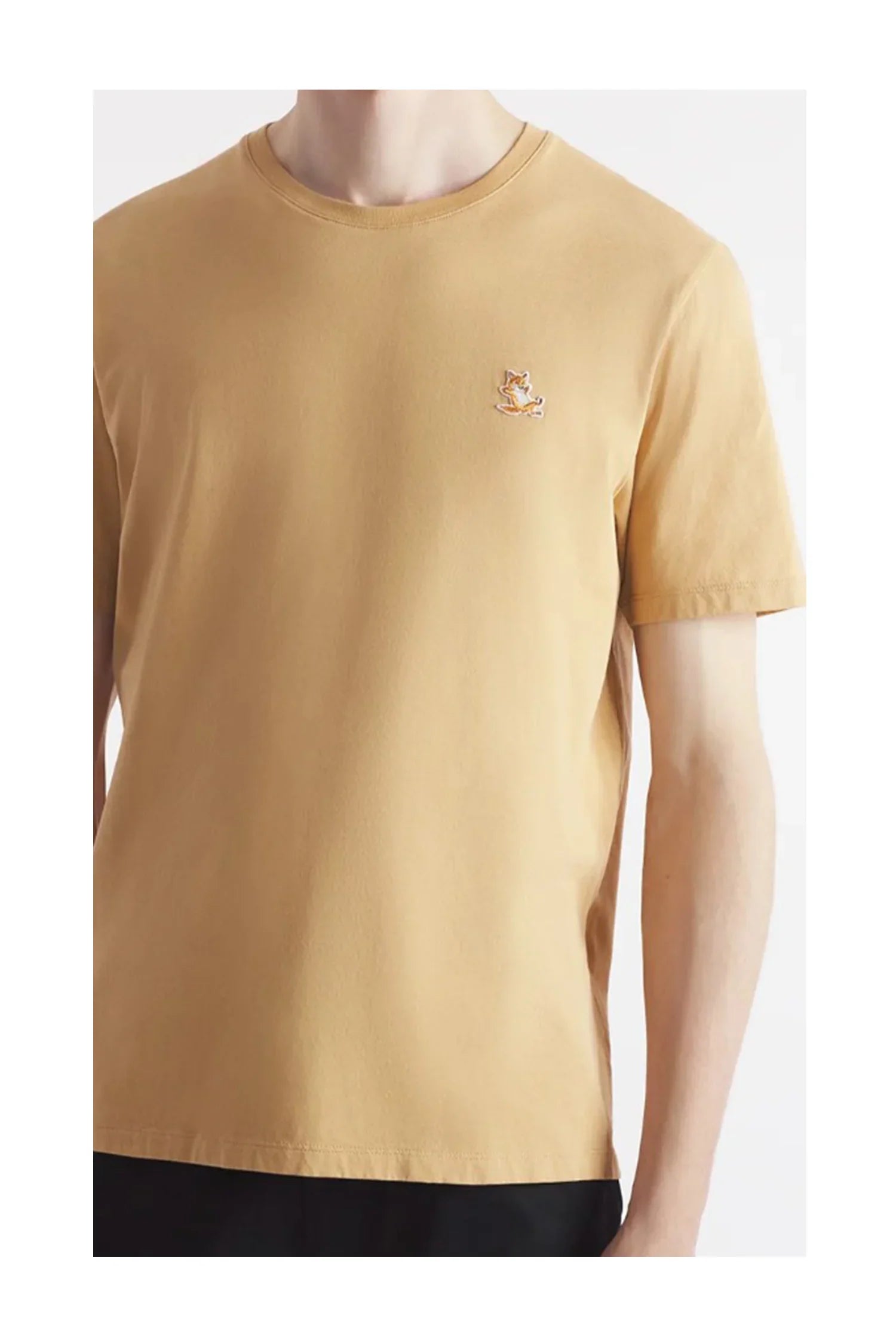 MAISON KITSUNE Chillax Fox Patch Regular T-Shirt-3