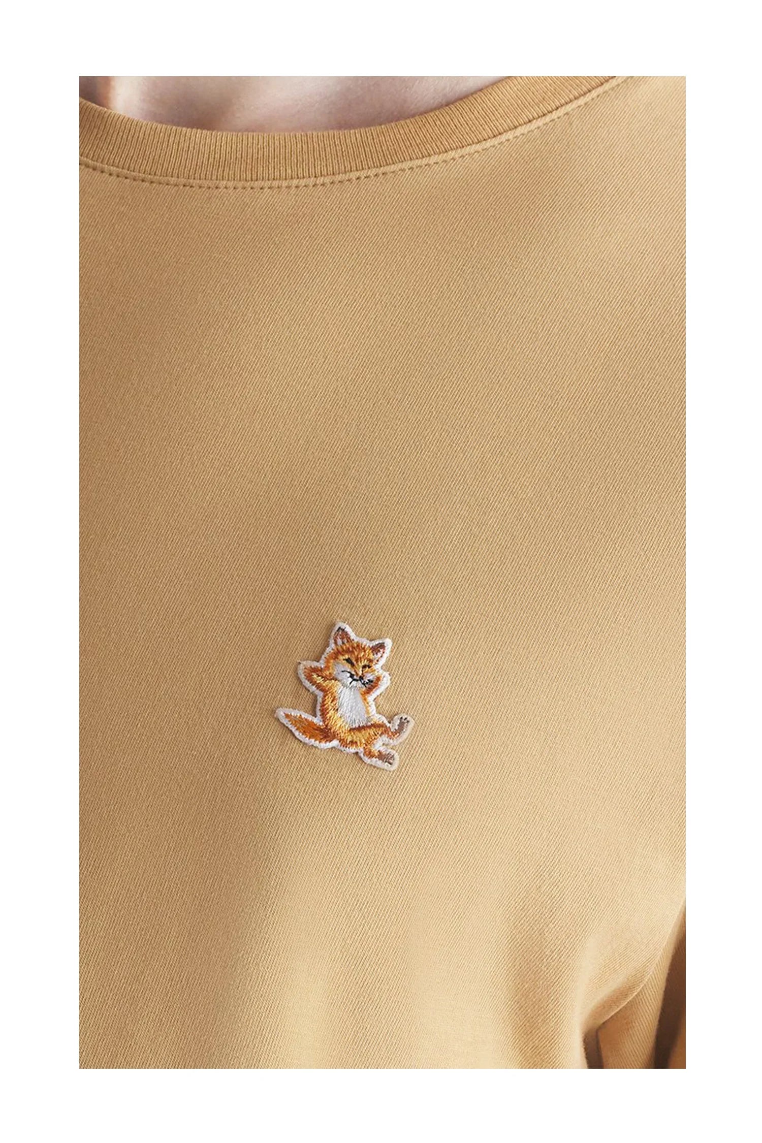 MAISON KITSUNE Chillax Fox Patch Regular T-Shirt-4