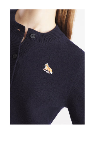 Baby Fox Patch Fitted Cardigan