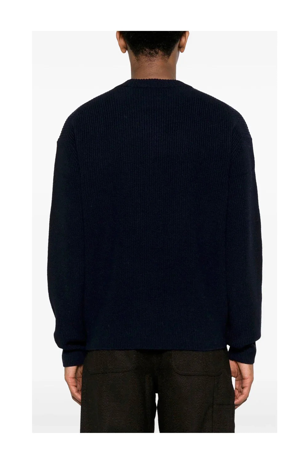 MAISON KITSUNÉ Bold Fox Head Patch Comfort Ribbed Jumper-3