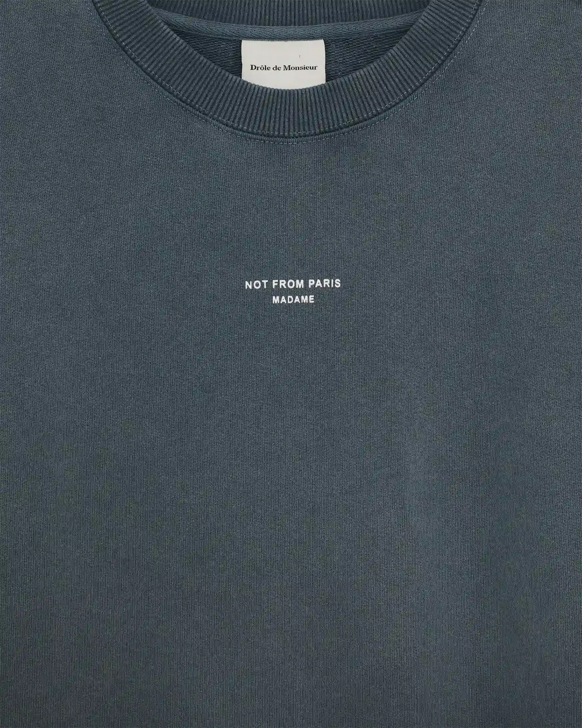 DRÔLE DE MONSIEUR Classic Slogan Sweatshirt-6