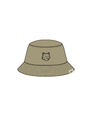 MAISON KITSUNÉ Bold Fox Head Bucket Hat