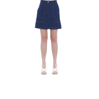 MAISON KITSUNÉ Mini Denim Skirt