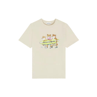 MAISON KITSUNÉ Surfing Foxes Comfort Tee Shirt