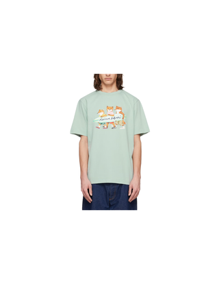 MAISON KITSUNÉ Surfing Foxes Comfort Tee Shirt