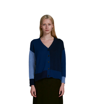 MARNI Colour-Block Cashmere Cardigan