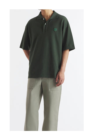 Bold Fox Head Patch Oversize Polo