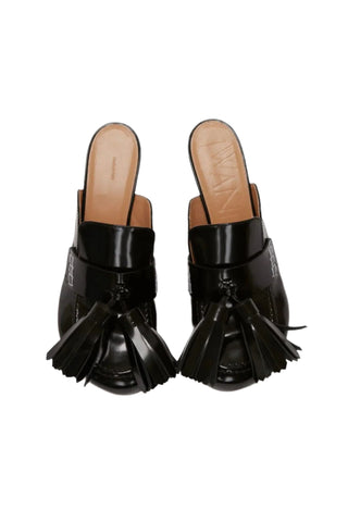 Tassel Leather Mules