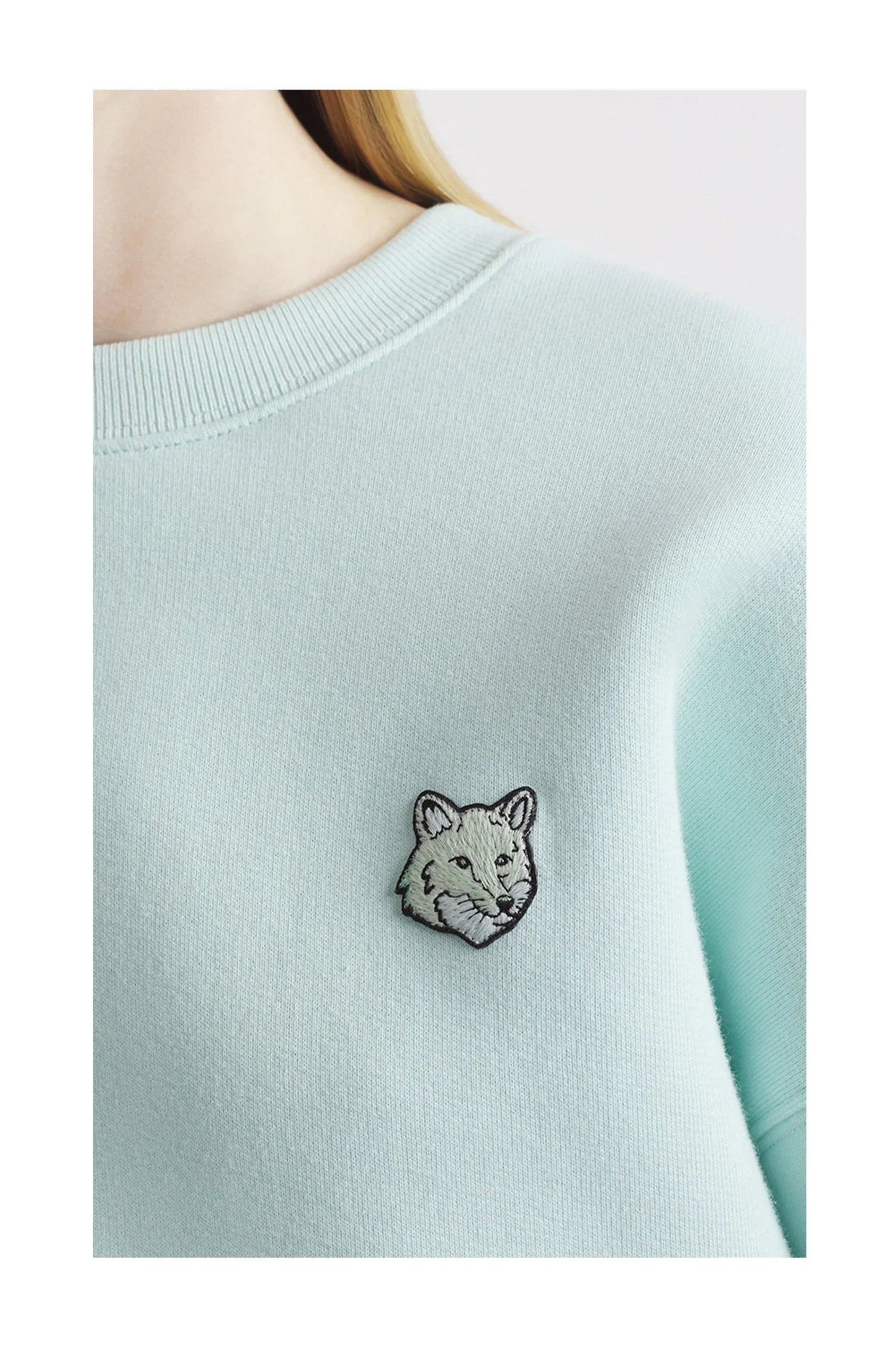 MAISON KITSUNÉ Bold Fox Head Patch Comfort Sweatshirt-3