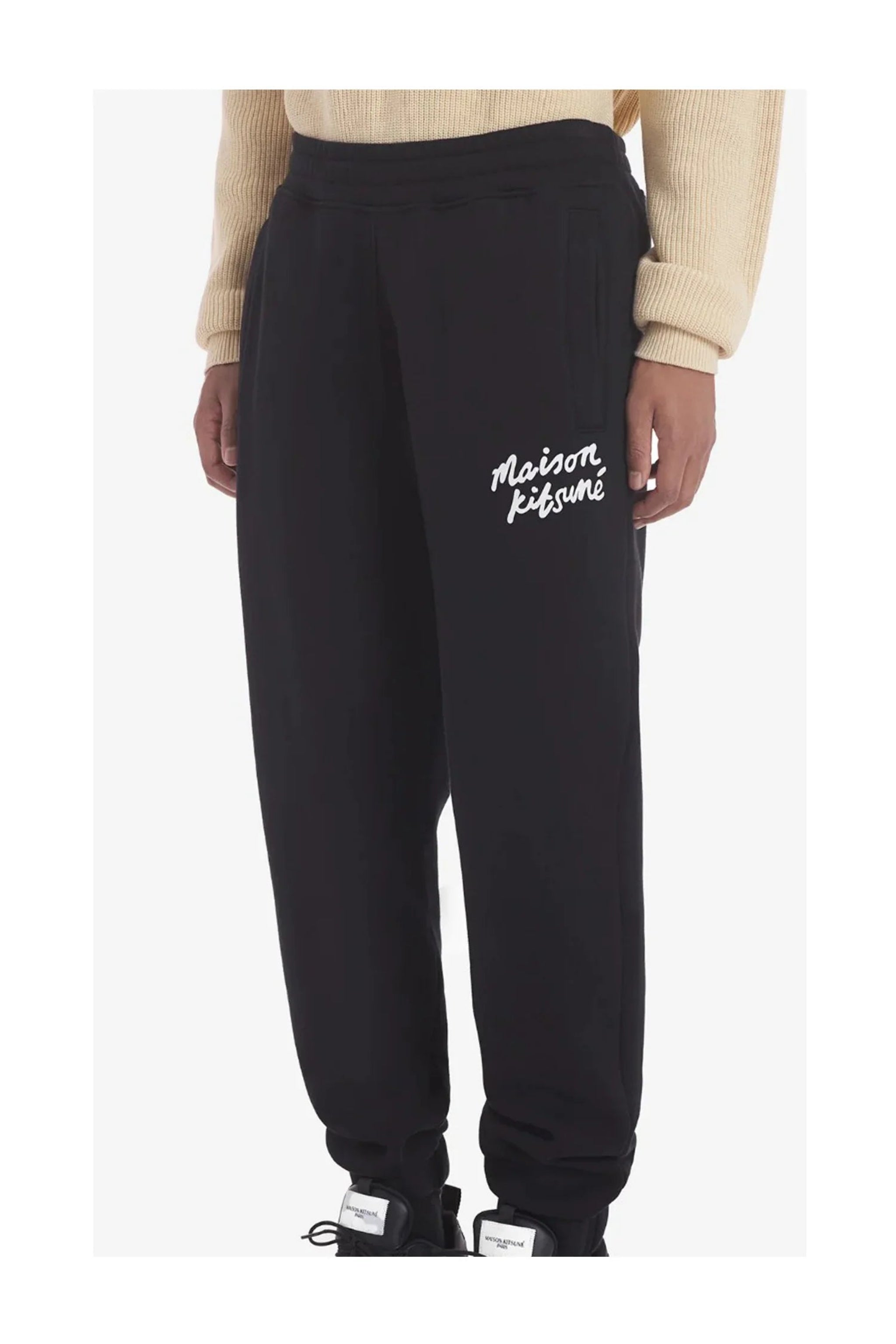 MAISON KITSUNÉ Handwriting Comfort Jog Pants-4