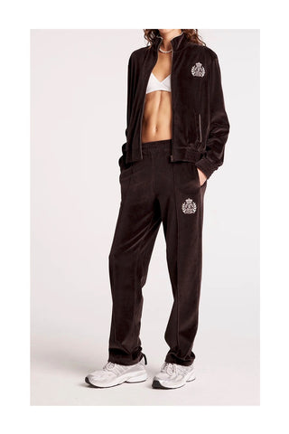 NY Crest Velour Track Pants