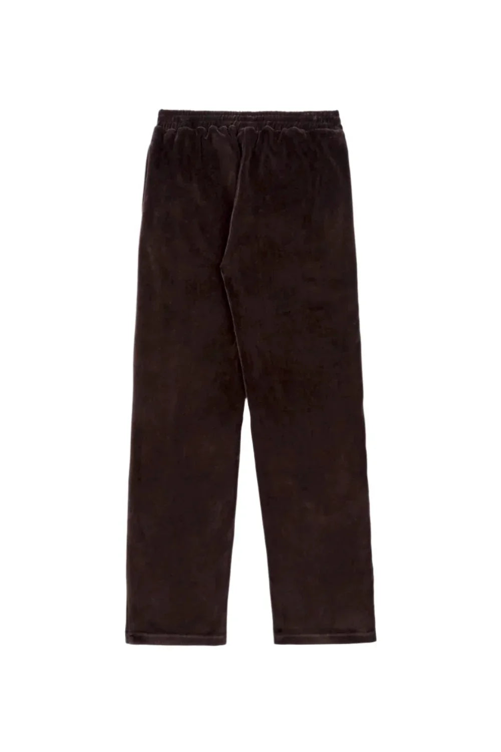 SPORTY & RICH NY Crest Velour Track Pants | Chocolate-2