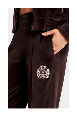 NY Crest Velour Track Pants