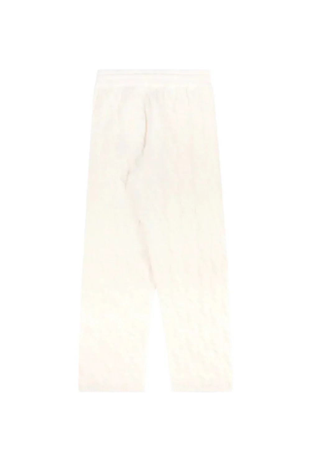SPORTY & RICH SRC Cable-knit Cashmere Trousers-2