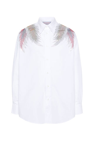 Rhinestoned Stardust Poplin Shirt