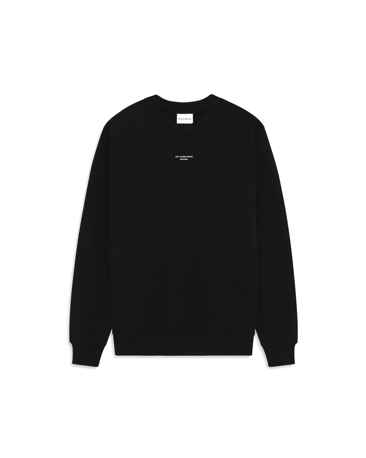 DRÔLE DE MONSIEUR Classic Slogan Sweatshirt
