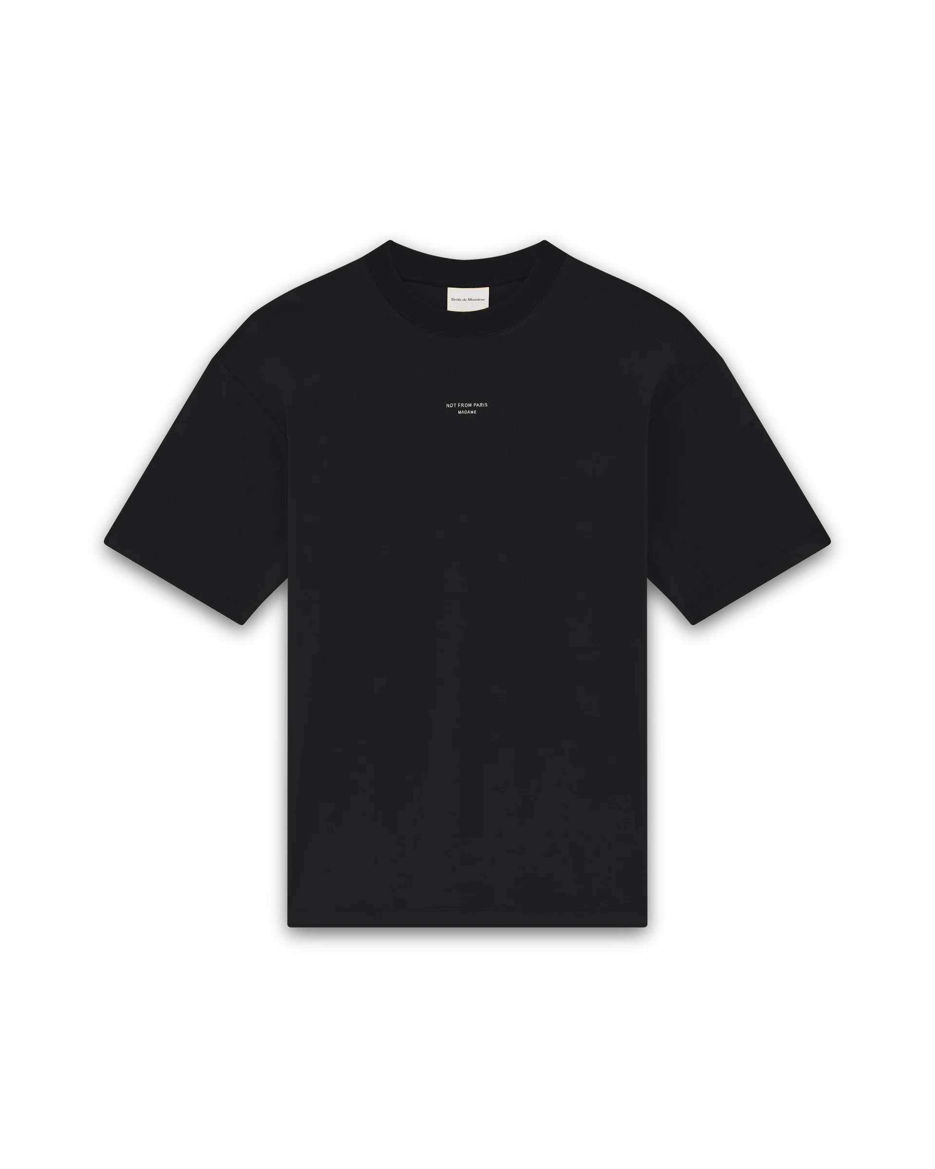 DRÔLE DE MONSIEUR Classic Slogan T-shirt-5