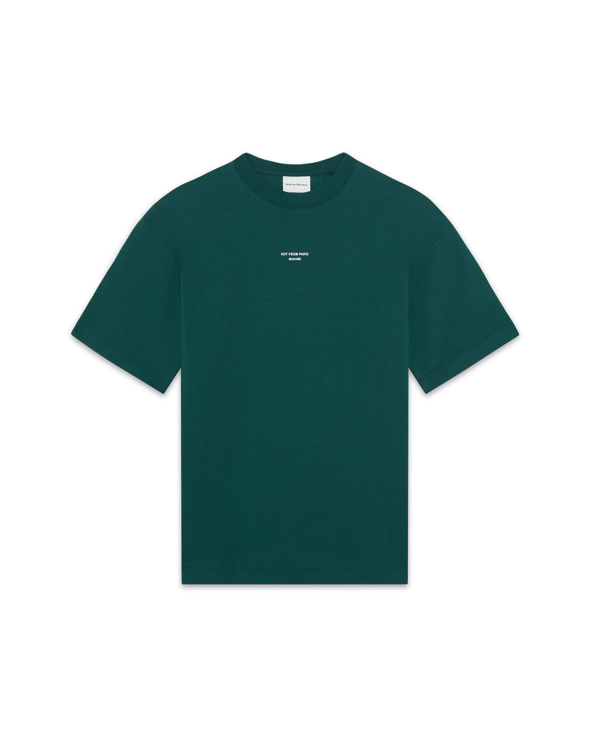 DRÔLE DE MONSIEUR Classic Slogan T-shirt-7