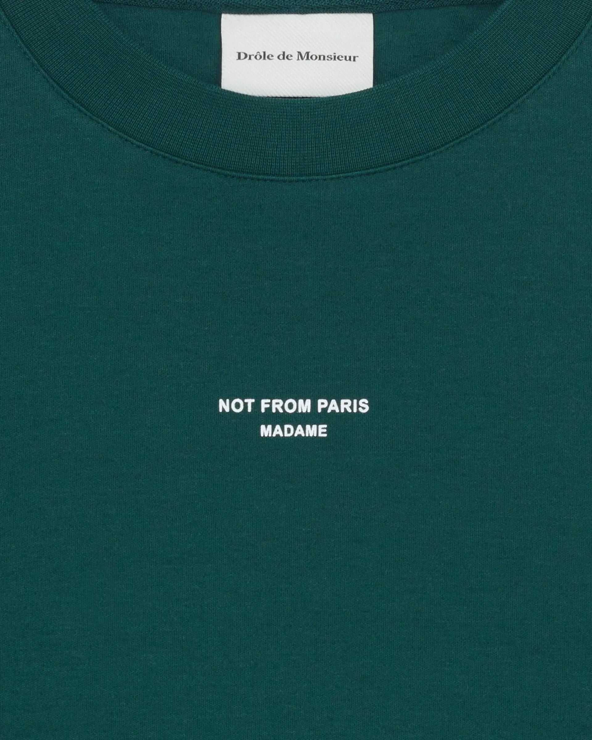 DRÔLE DE MONSIEUR Classic Slogan T-shirt-8